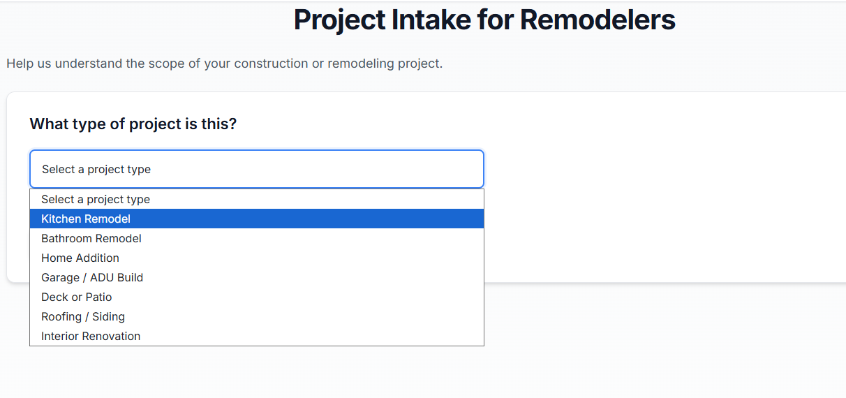 ScopeKit Intake Preview